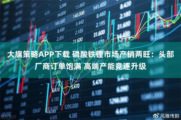 大旗策略APP下载 磷酸铁锂市场产销两旺：头部厂商订单饱满 高端产能竞逐升级